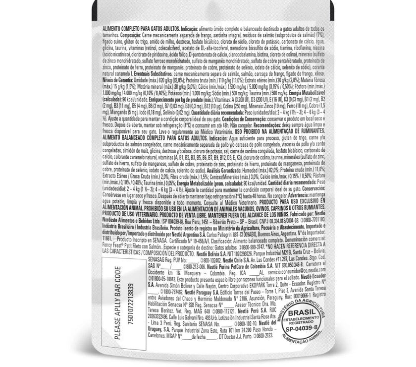 Fancy Feast Petit Filets Salmón X 85GR