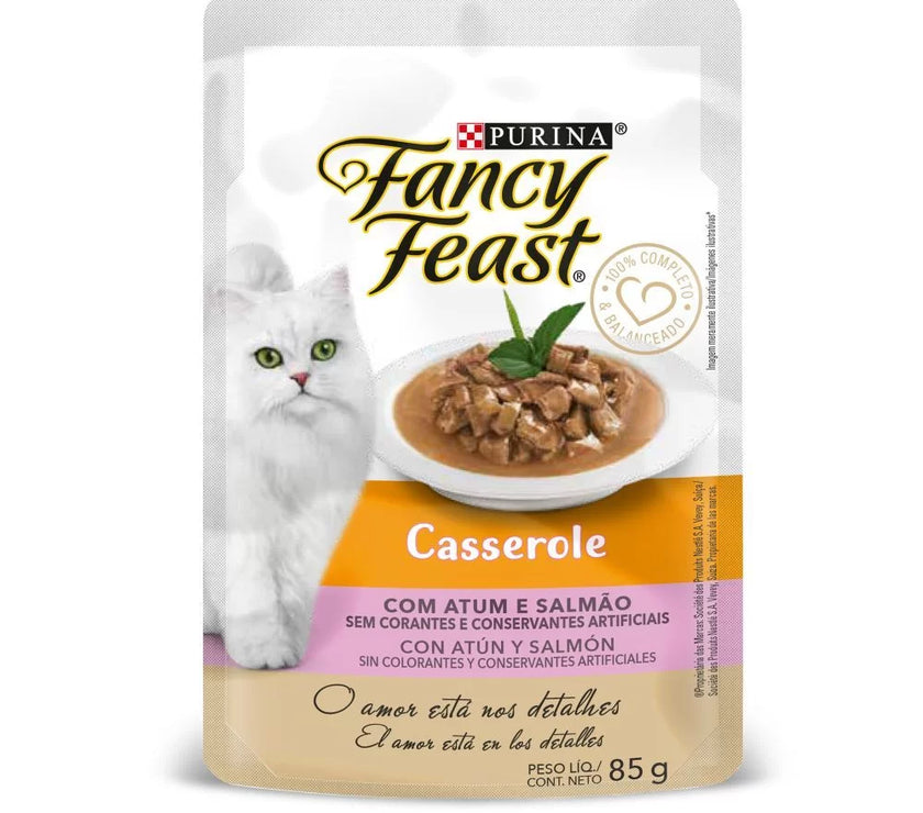 Fancy Feast Casserole Atún Y Salmón X 85 GR