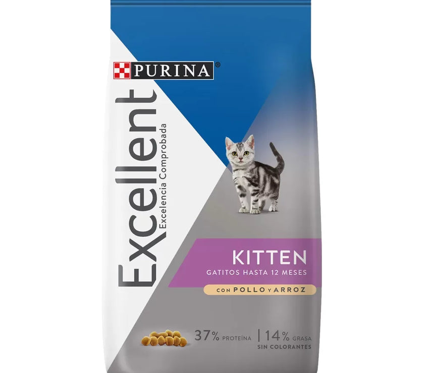 Alimento Purina Excellent Para Gatitos x 1 Kg