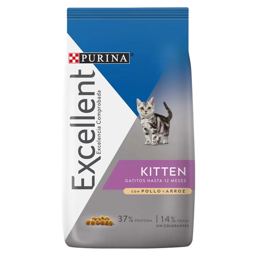 Alimento Purina Excellent Para Gatitos x 1 Kg