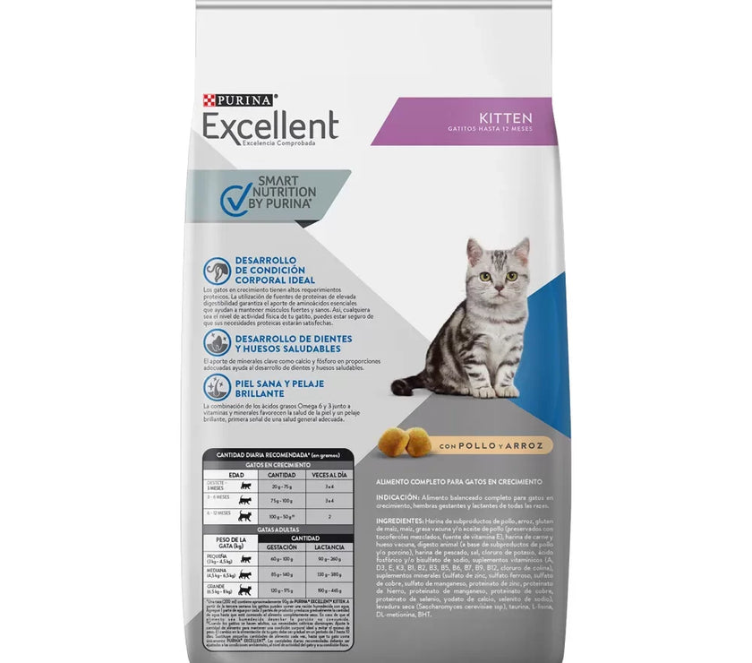 Alimento Purina Excellent Para Gatitos x 1 Kg