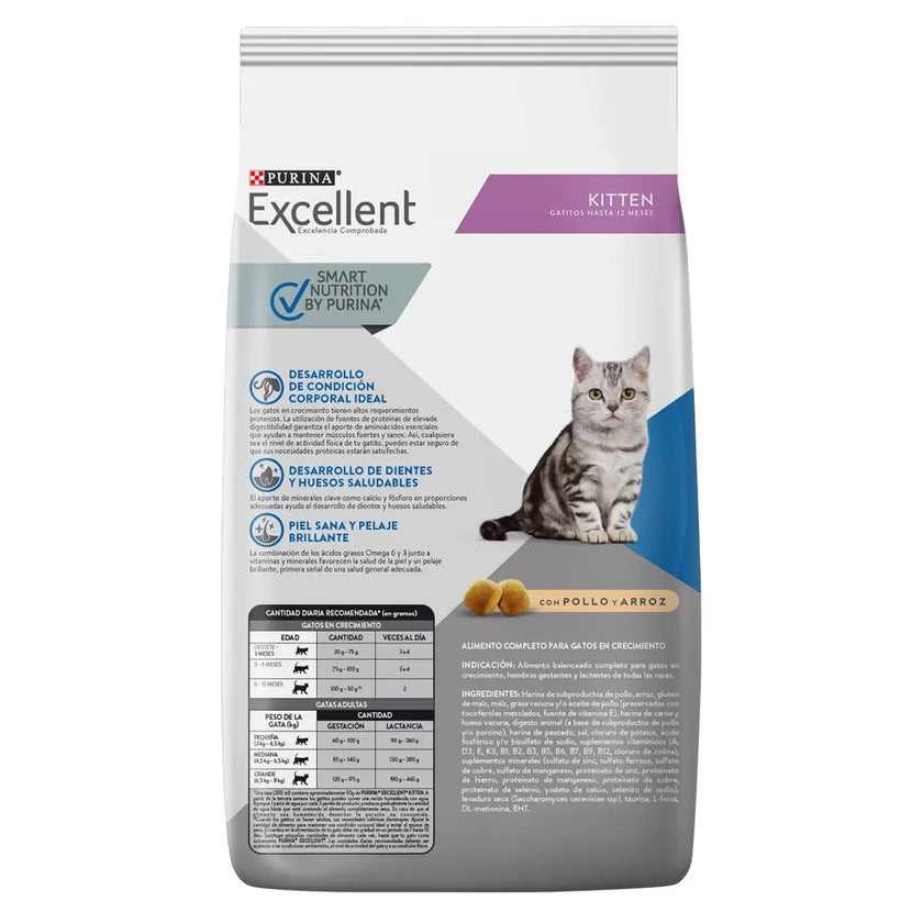 Alimento Purina Excellent Para Gatitos x 1 Kg