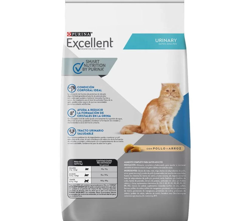 Alimento Purina Excellent Para Gato - Cuidado Urinario x 1 Kg