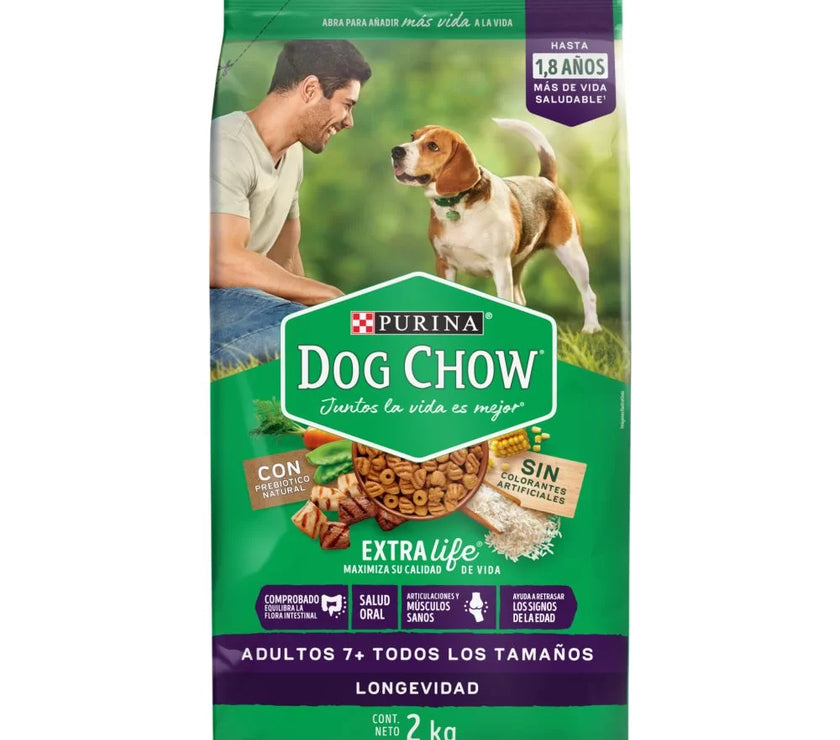 Comida Para Perro Dog Chow Mayores A 7 Años (Senior Longevidad)