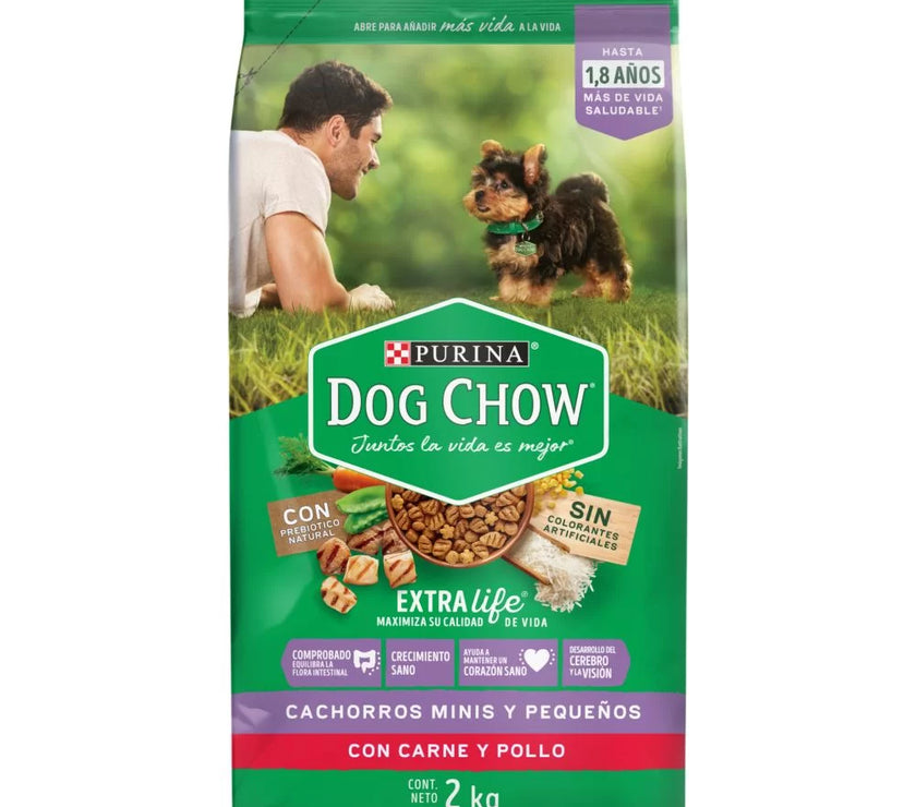 Comida Para Perro Dog Chow Cachorro Minis Y Pequeños