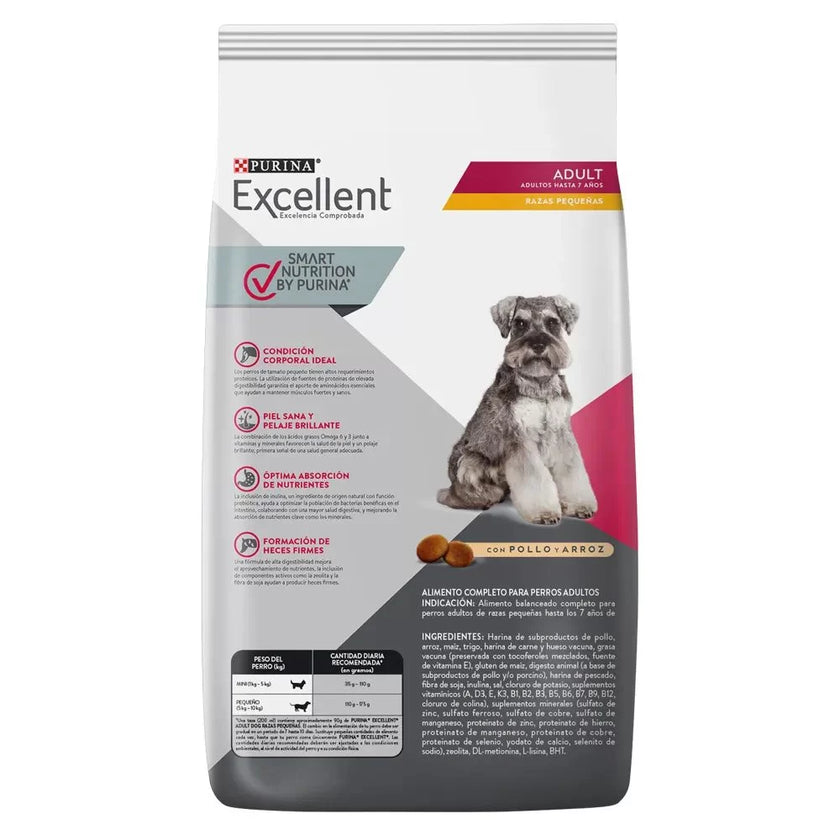 Comida Para Perro Adulto Razas Pequeñas Purina Excellent X 3Kg