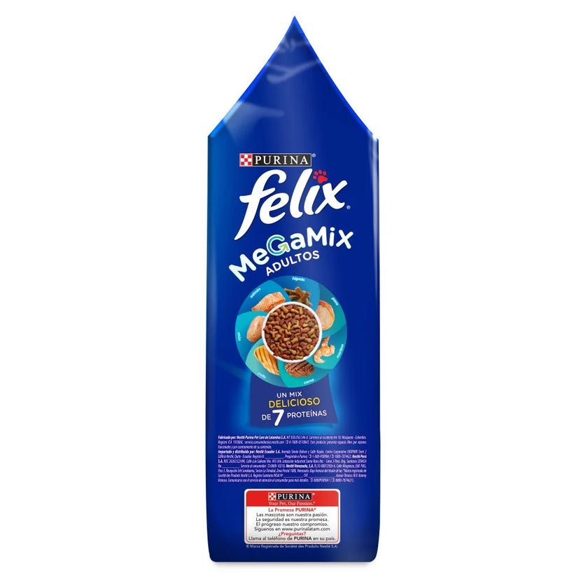 Alimento Para Gatos Purina Felix Adulto Triple Delicious Mar x 1.5 Kg