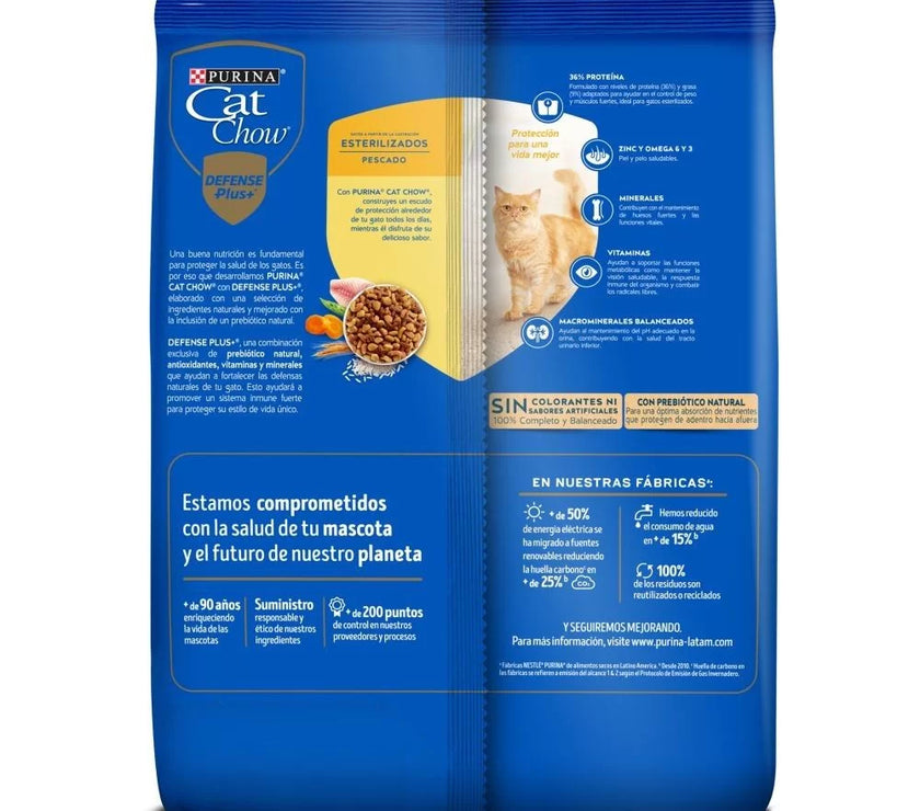 Alimento Para Gatos Purina Cat Chow Esterilizados x 1,5Kg