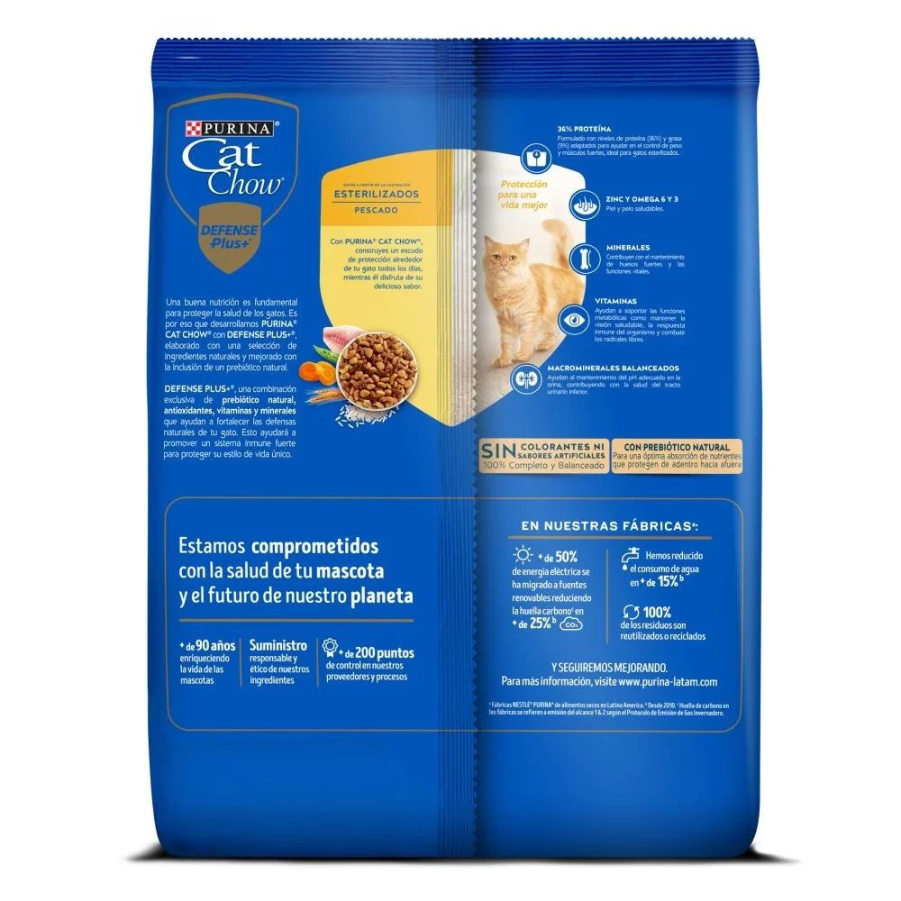 Alimento Para Gatos Purina Cat Chow Esterilizados x 1,5Kg