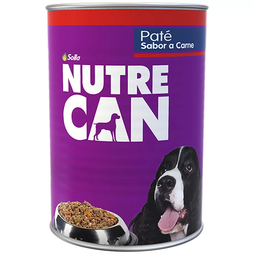 Comida Húmeda Para Perro Nutrecan Sabor A Carne x 300 GR