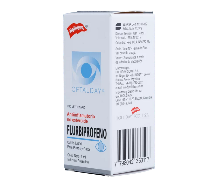 Flurbiprofeno Gotas Perros y Gatos 5ml