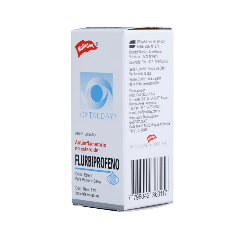 Flurbiprofeno Gotas Perros y Gatos 5ml