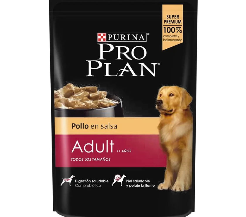 Alimento Humedo Purina Pro Plan Perros Adultos Pollo x 100Gr