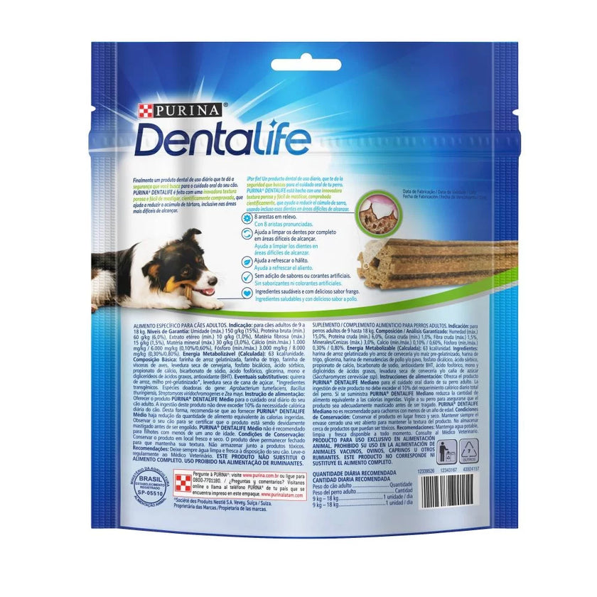 Snack Oral Para Perro Dentalife Razas Medianas Y Grandes 119Gr
