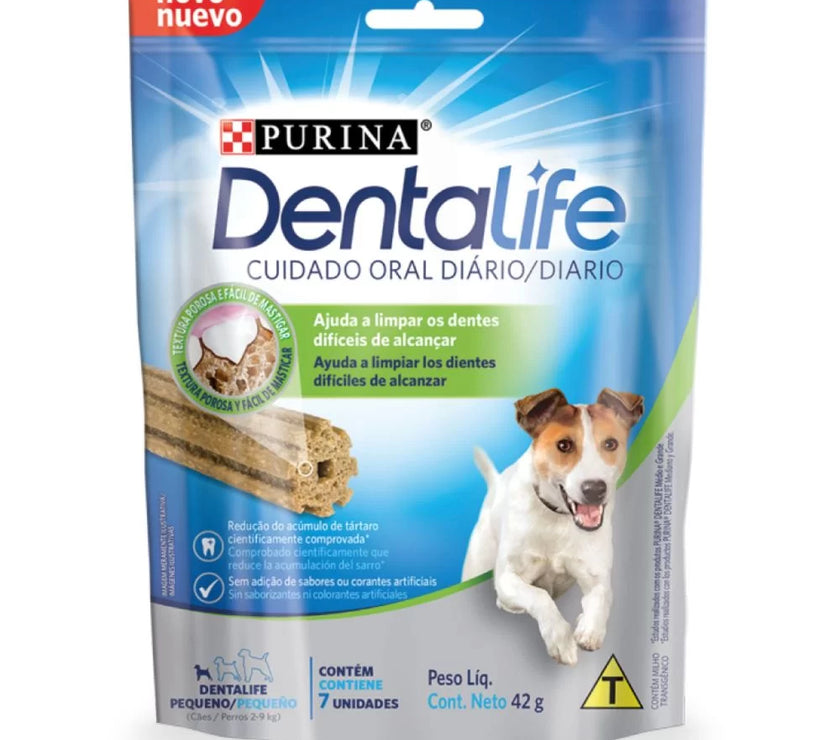 Snack Oral Para Perro Dentalife Pequeño Y Mediano X 198 Gr