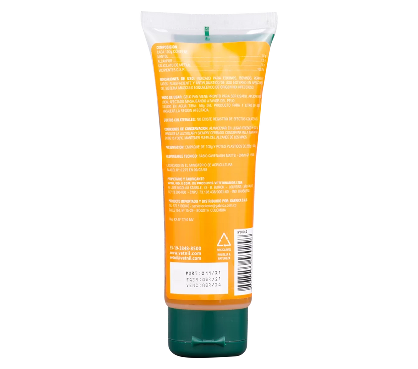 Gelopan Perros 100Gr Relajante Muscular