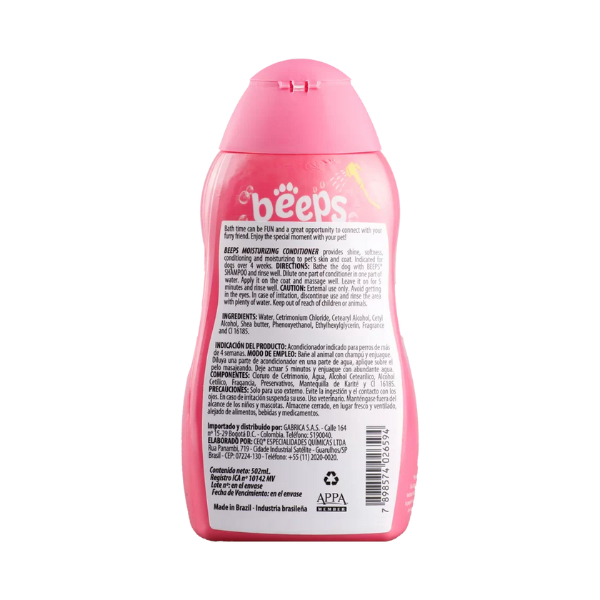 Acondicionador Para Perro Beeps Moisturunzing  502Ml