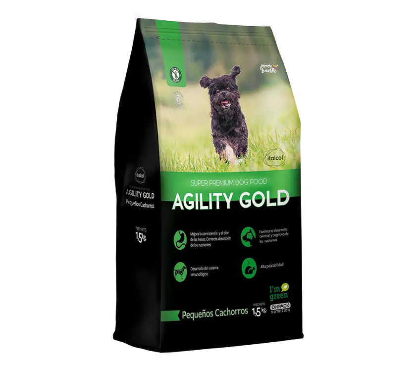Agility Gold Pequeños Cachorros 1.5 kg a 8 kg