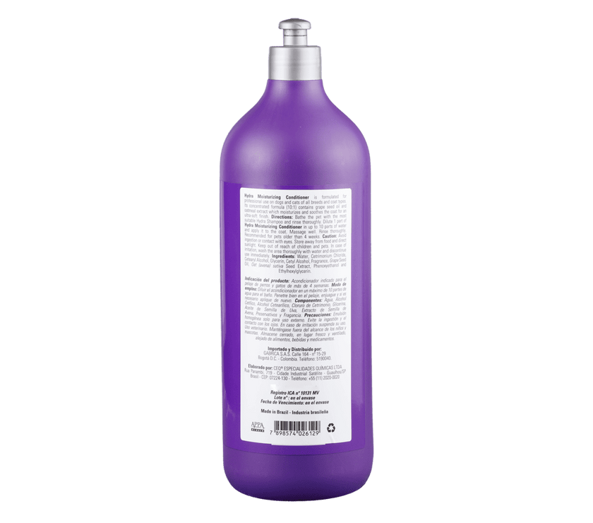 Acondiconador para mascotas Hydra Moisturizing 1000 ml