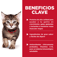 Hill's Sciende Diet Kitten alimento húmedo en pouch para gatito sabor pollo 79g