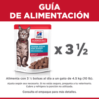 Hill's Science Diet alimento húmedo en pouch para gato adulto sabor pescado 79g