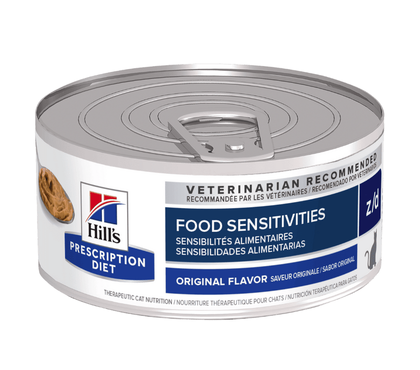 Hill's Prescription Diet z/d Comida Húmeda para gato sensibilidades alimentarias 5,5 Oz (156g)