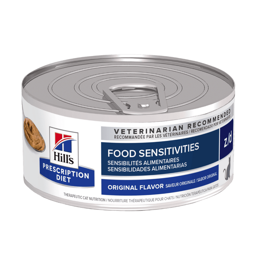 Hill's Prescription Diet z/d Comida Húmeda para gato sensibilidades alimentarias 5,5 Oz (156g)