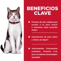 Hill's Science Diet Adult 7+ pouch alimento húmedo gato senior pollo 79g