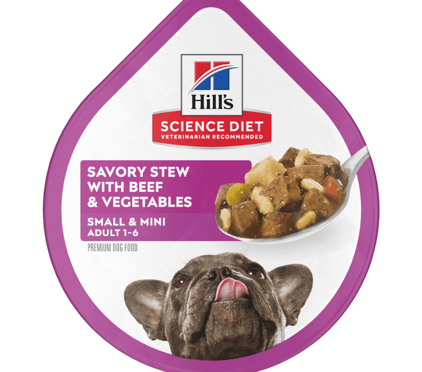 Hill's Science Diet Puppy alimento húmedo perro cachorro raza pequeña pollo y Vegetales 99 Gr