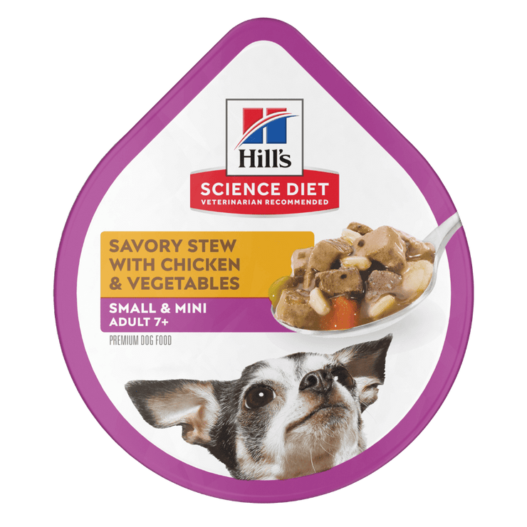 Hill's Science Diet Adult 7+ alimento húmedo para perro senior raza pequeña pollo 99g
