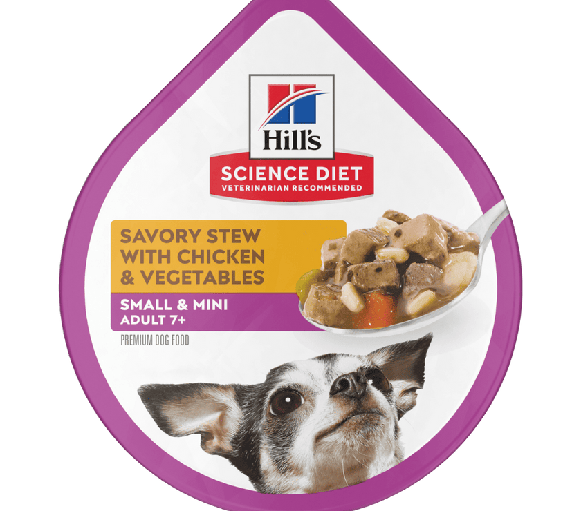 Hill's Science Diet Adult 7+ alimento húmedo para perro senior raza pequeña pollo 99g