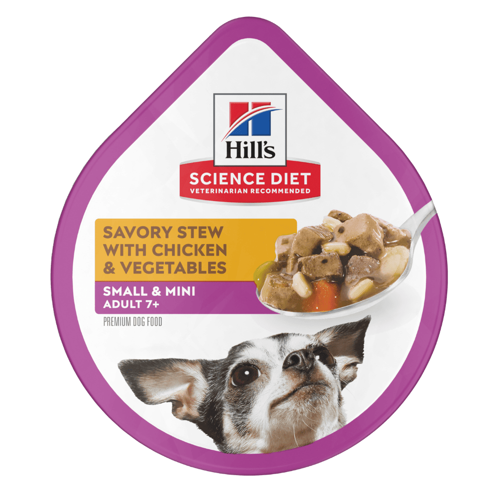 Hill's Science Diet Adult 7+ alimento húmedo para perro senior raza pequeña pollo 99g