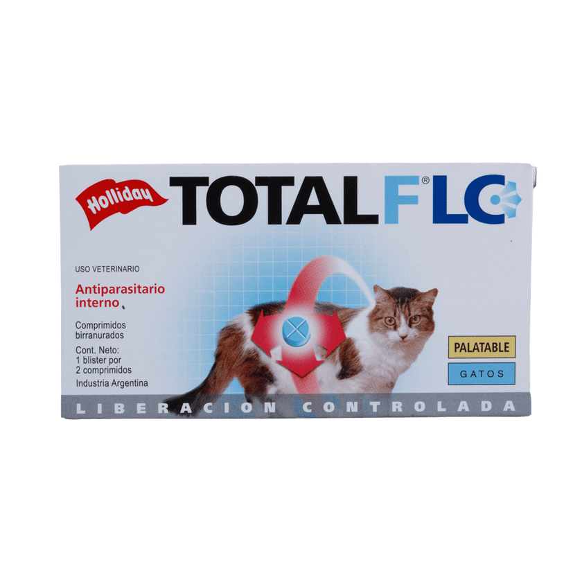 Desparasitante Interno Total FLC Gatos 2 Tabletas