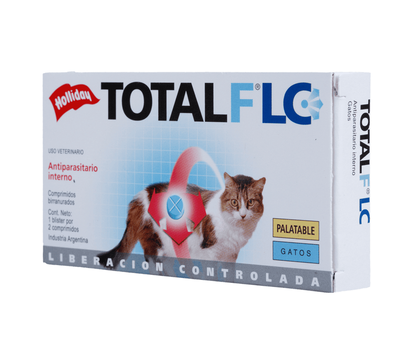 Desparasitante Interno Total FLC Gatos 2 Tabletas