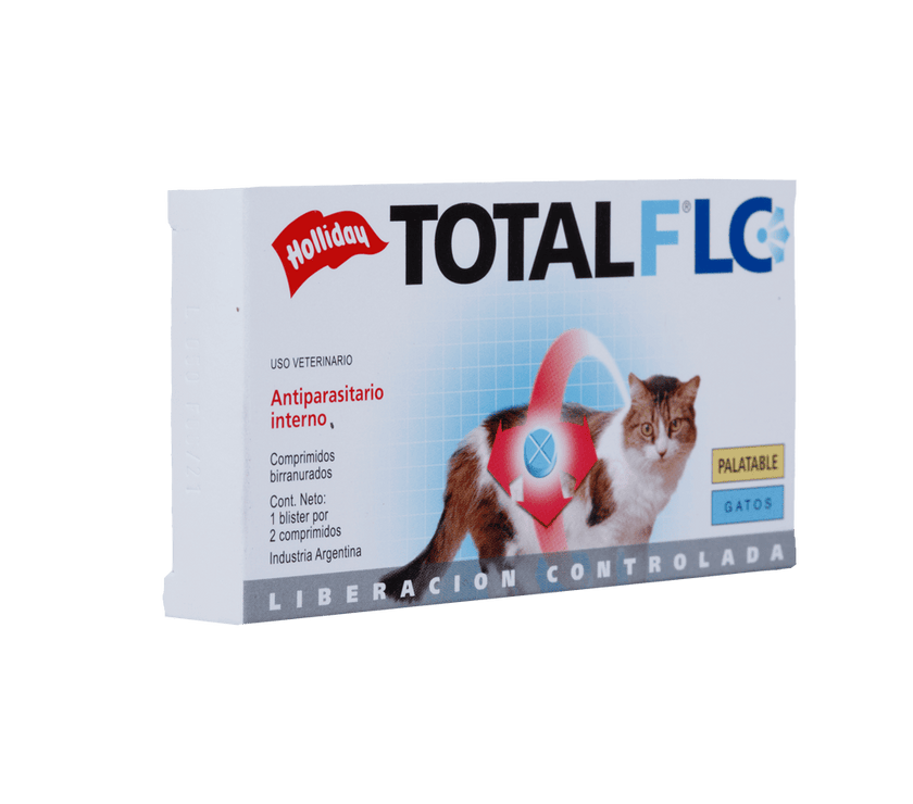 Desparasitante Interno Total FLC Gatos 2 Tabletas