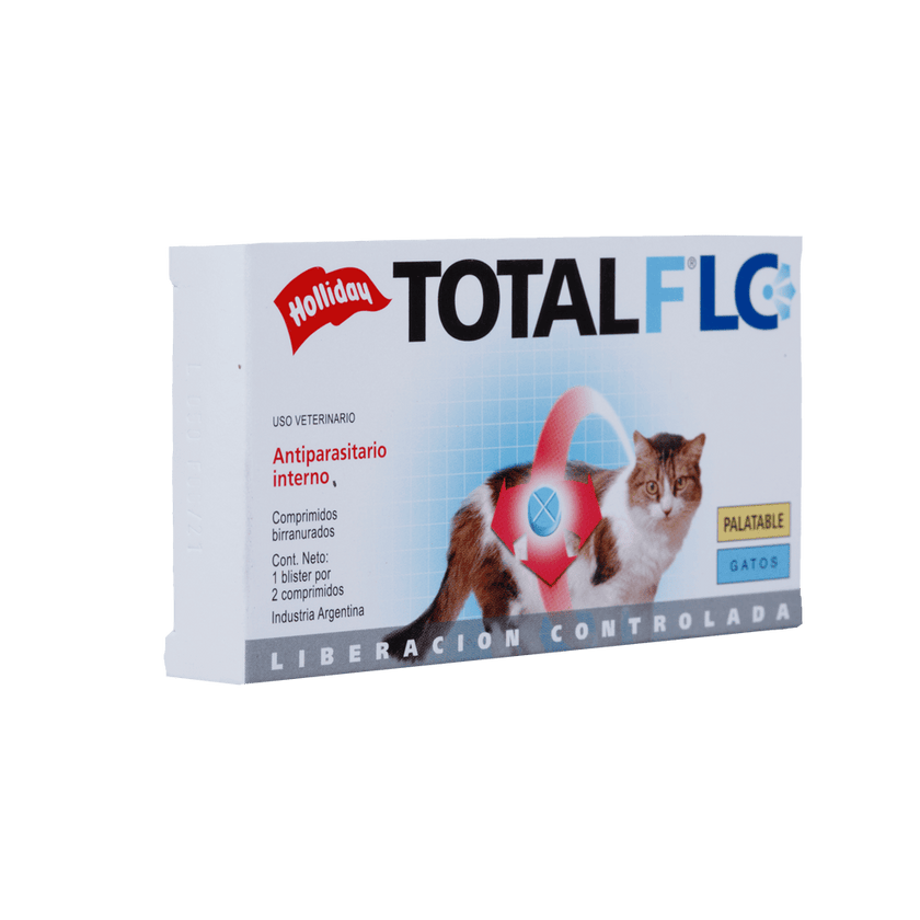 Desparasitante Interno Total FLC Gatos 2 Tabletas