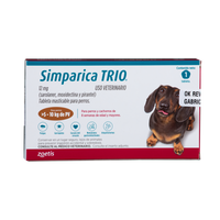 Desparasitante Interno Y Externo Para Perro Simparica Trio x1 Tableta