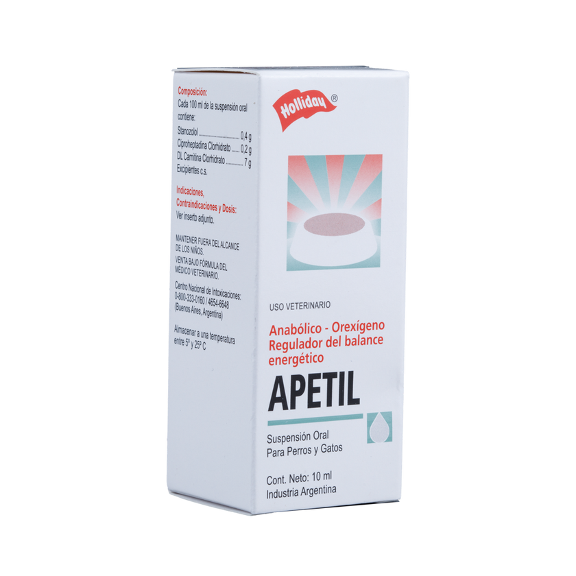 Apetil estimulante del apetito para perros y gatos 10 ml