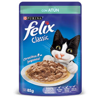 Alimento Húmedo Para Gatos Felix Atun En Salsa x 85 Gr