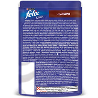 Comida Humeda Para Gatos Felix Pavo En Salsa x 85 Gr