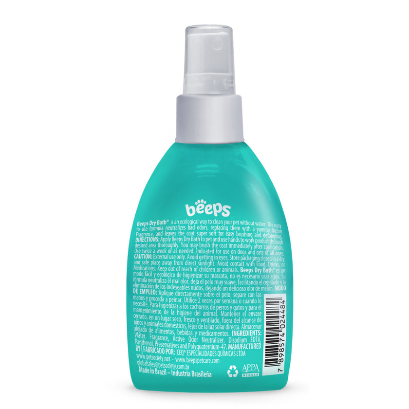 Baño seco para mascotas Beeps 200 Ml