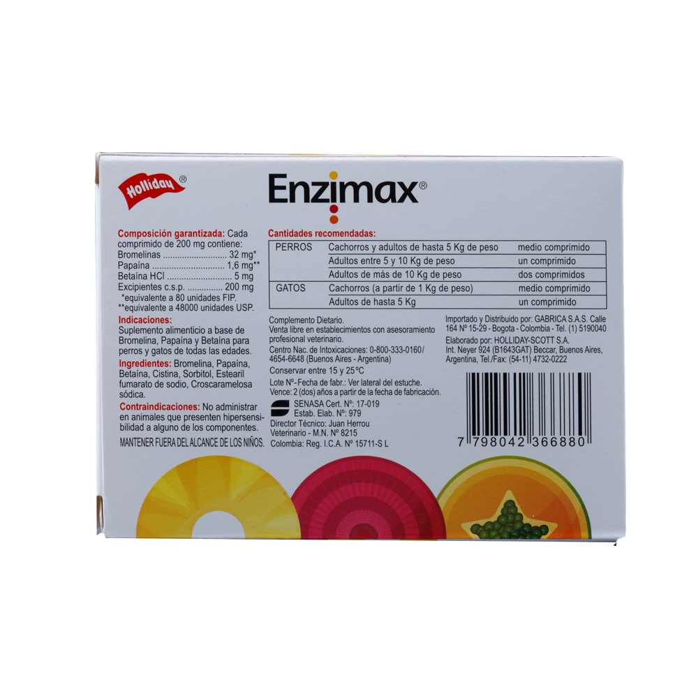 Biomodulador Enzimax Perros Y Gatos