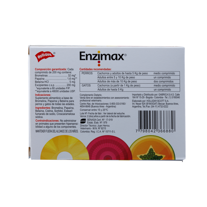 Biomodulador Enzimax Perros Y Gatos