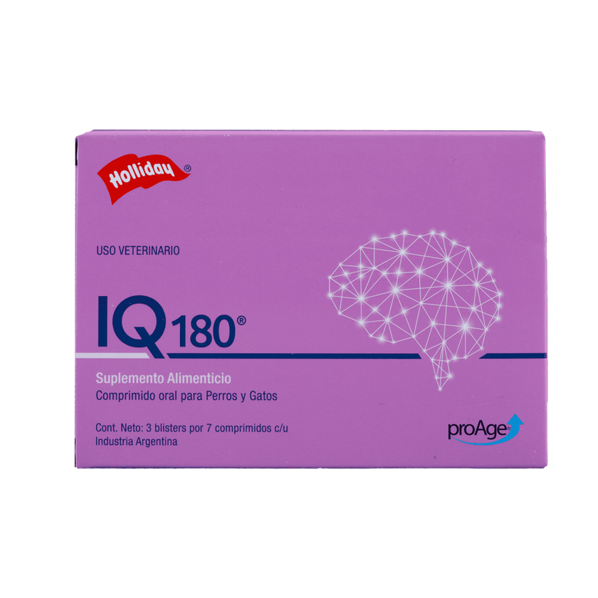 Biomodulador IQ 180 para Perros y Gatos 21 comprimidos