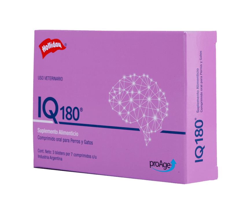 Biomodulador IQ 180 para Perros y Gatos 21 comprimidos