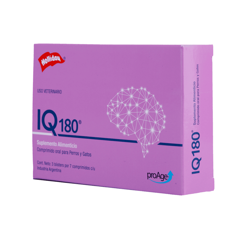 Biomodulador IQ 180 para Perros y Gatos 21 comprimidos