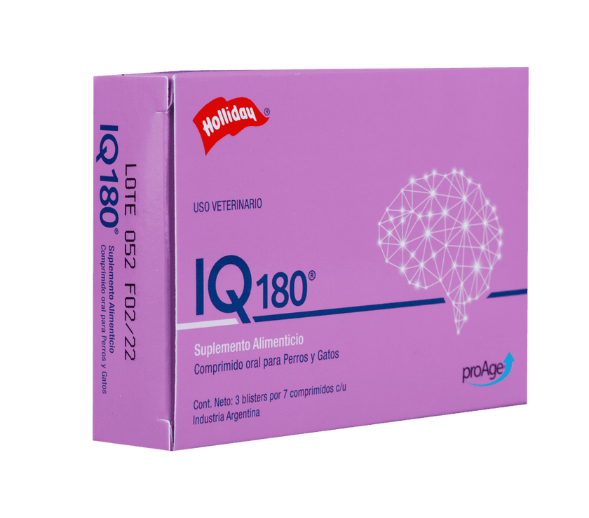 Biomodulador IQ 180 para Perros y Gatos 21 comprimidos