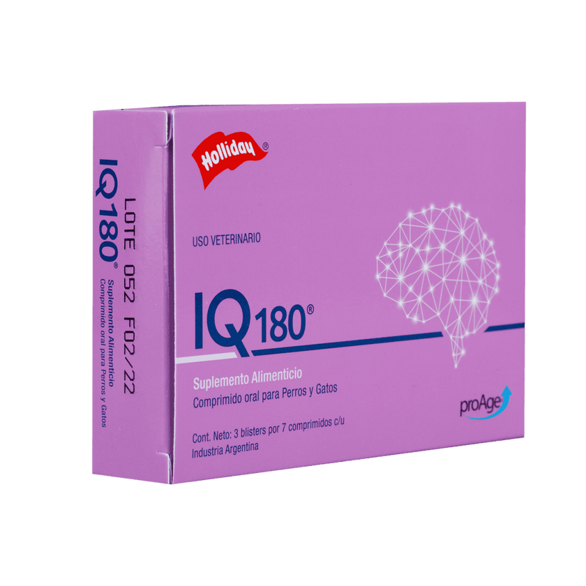 Biomodulador IQ 180 para Perros y Gatos 21 comprimidos