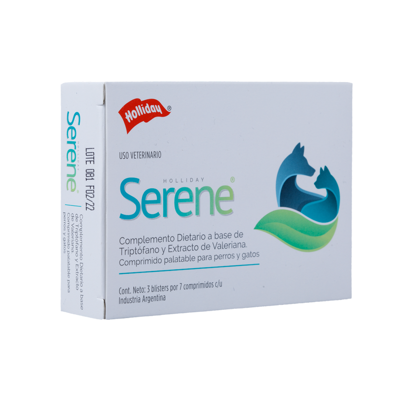 Biomodulador Serene para Perros y Gatos  21 comprimidos