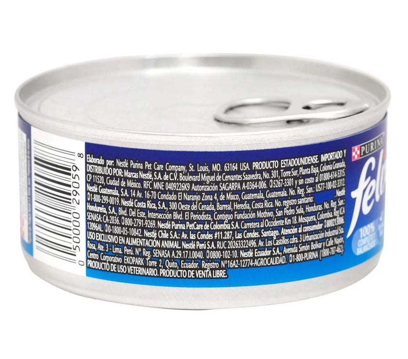 Alimento Húmedo Para Gatos Purina Felix Pate Pescado Y Atún En Salsa x 156 Gr